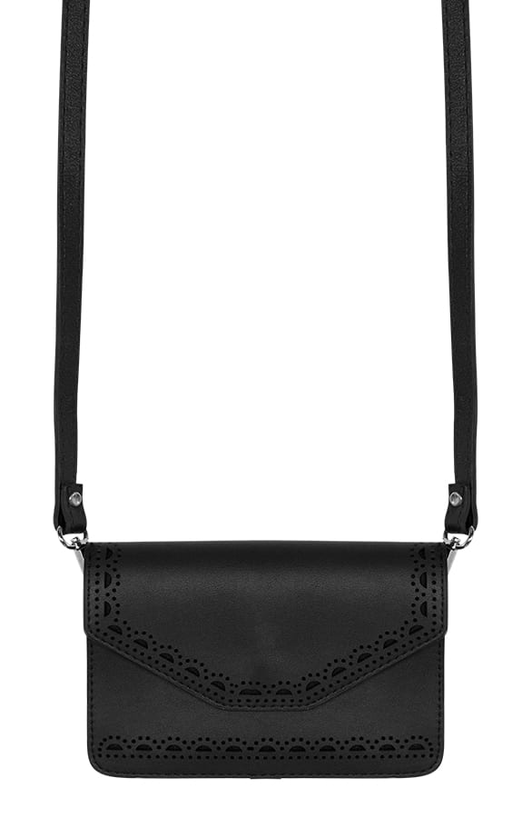 Clutch Met Patroon Zwart – shoparchief, foto 1