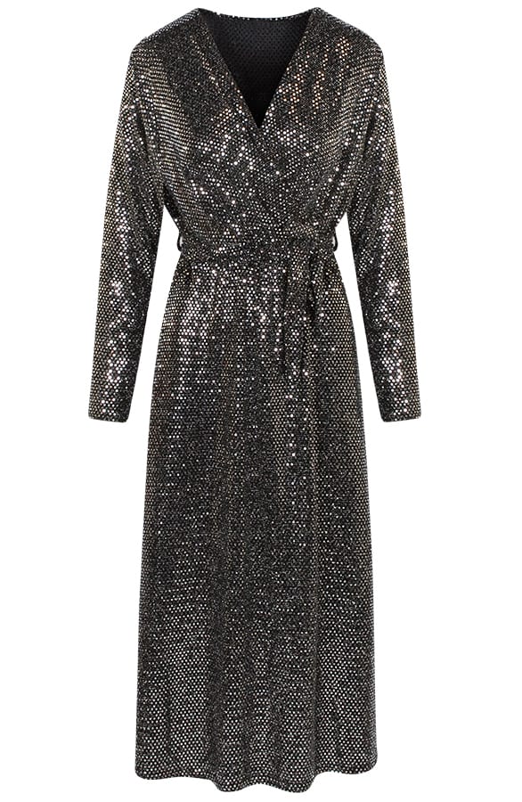 Glitter Jurk Exclusive Zilver – shoparchief, foto 6