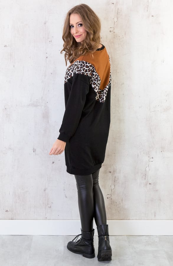 Jurk Panter Cognac – shoparchief, foto 4