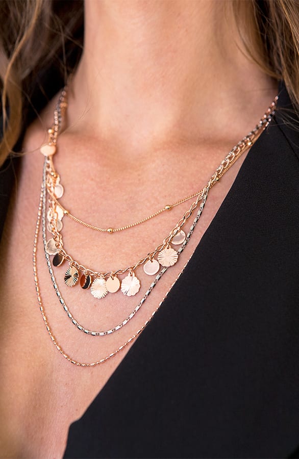 Laagjes Ketting Dames Rose – shoparchief, foto 1