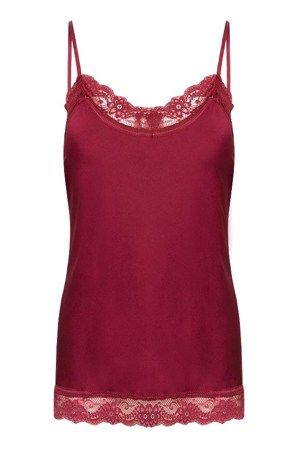 Lace Top Bordeaux – shoparchief, foto 1