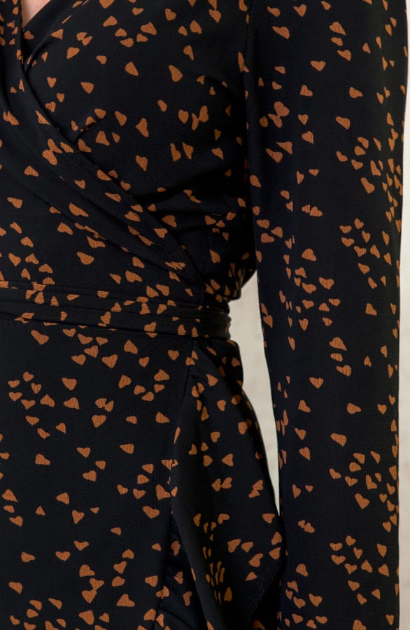 Overslag Jurk Hartjes Zwart – shoparchief, foto 6
