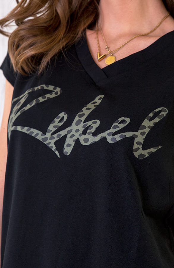 Rebel Top Panter Legergroen – shoparchief, foto 5
