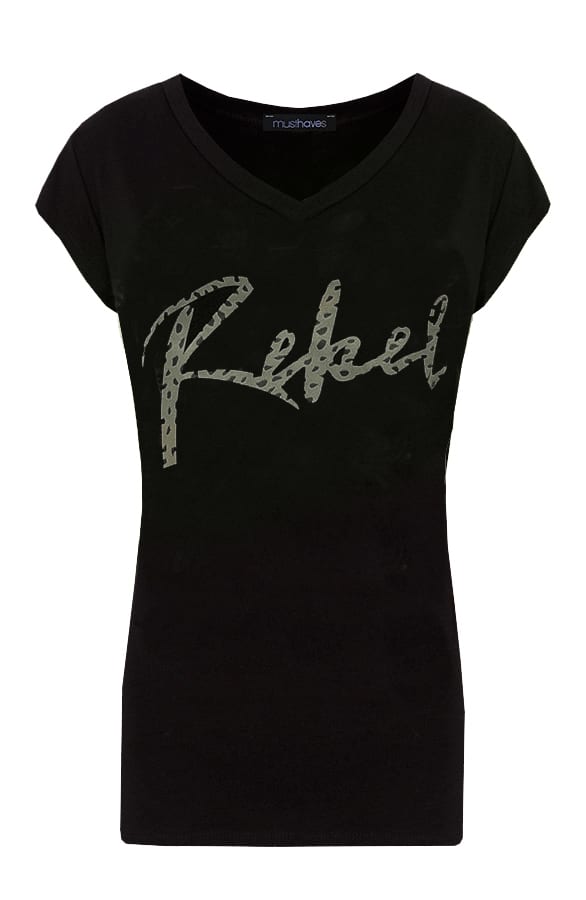 Rebel Top Panter Legergroen – shoparchief, foto 1