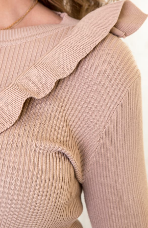 Ruches Trui Beige – shoparchief, foto 5