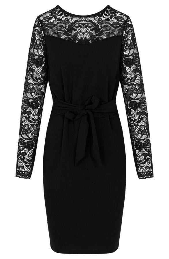 Strikjurk Kant Deluxe Zwart – shoparchief, foto 7