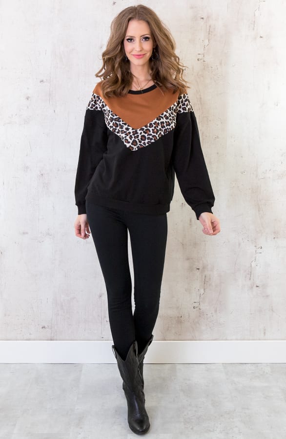 Trui Panter Cognac – shoparchief, foto 4