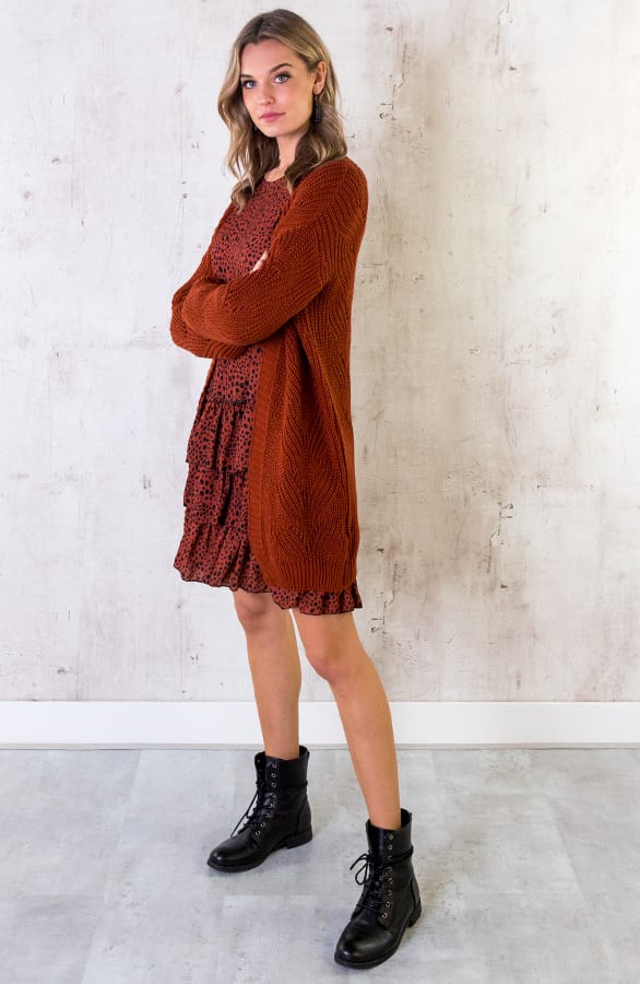 Vest Met Motief Terracotta – shoparchief, foto 4