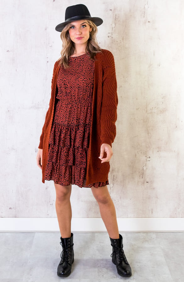 Vest Met Motief Terracotta – shoparchief, foto 6