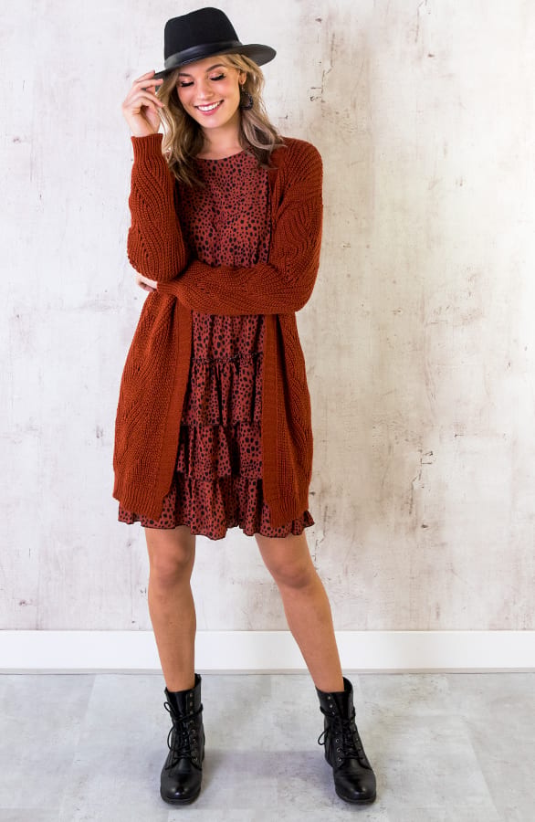 Vest Met Motief Terracotta – shoparchief, foto 8