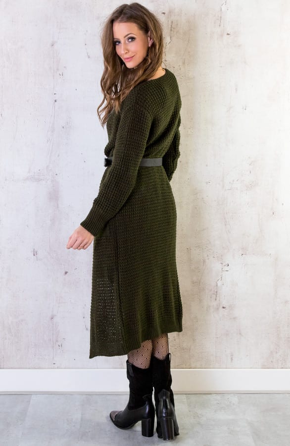 Overknee Vest Dames Groen – shoparchief, foto 2