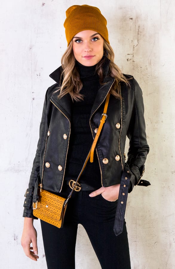 Clutch Cut Out Okergeel – shoparchief, foto 3