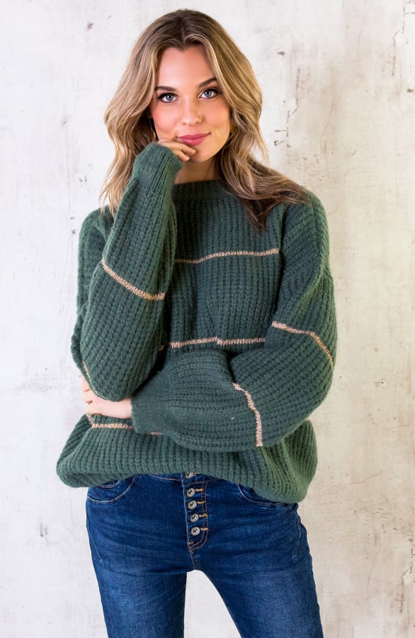Oversized Glitter Trui Oase – shoparchief, foto 2