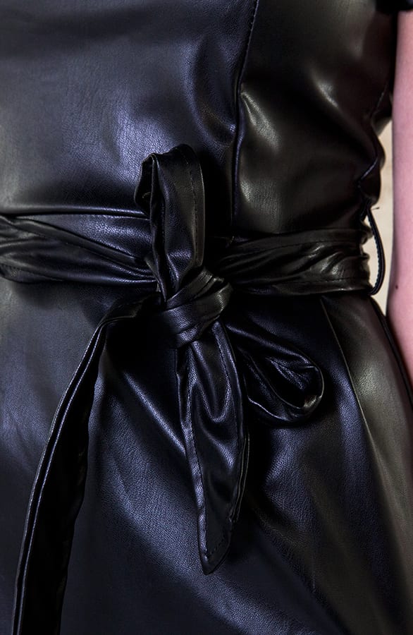 Statement Leather Dress 2.0 – shoparchief, foto 5