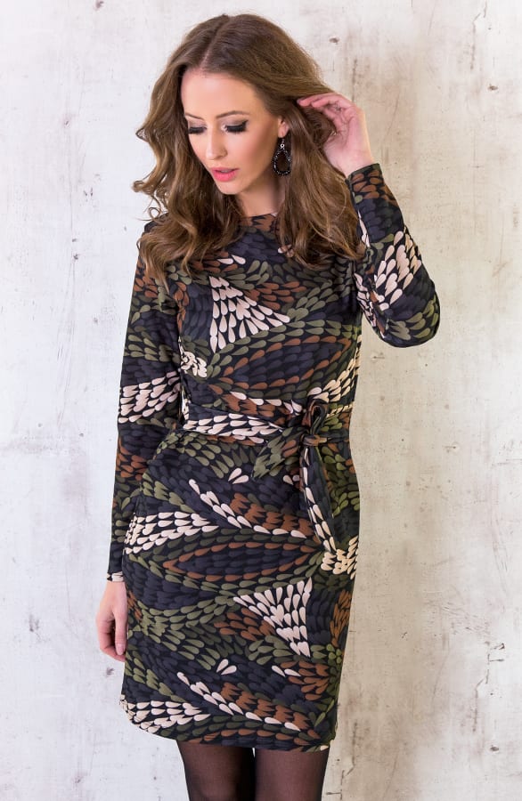 Strikjurk Met Print – shoparchief, foto 3
