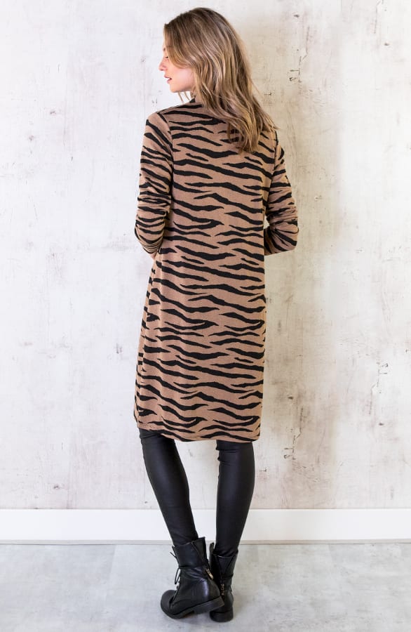 Zebra Vest Taupe – shoparchief, foto 4