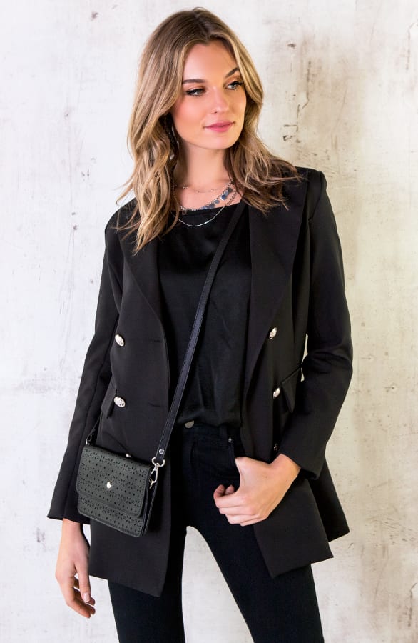 Clutch Cut Out Zwart – shoparchief, foto 3