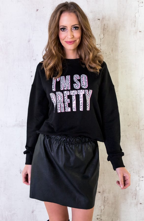 I'm So Pretty Trui Zwart – shoparchief, foto 6