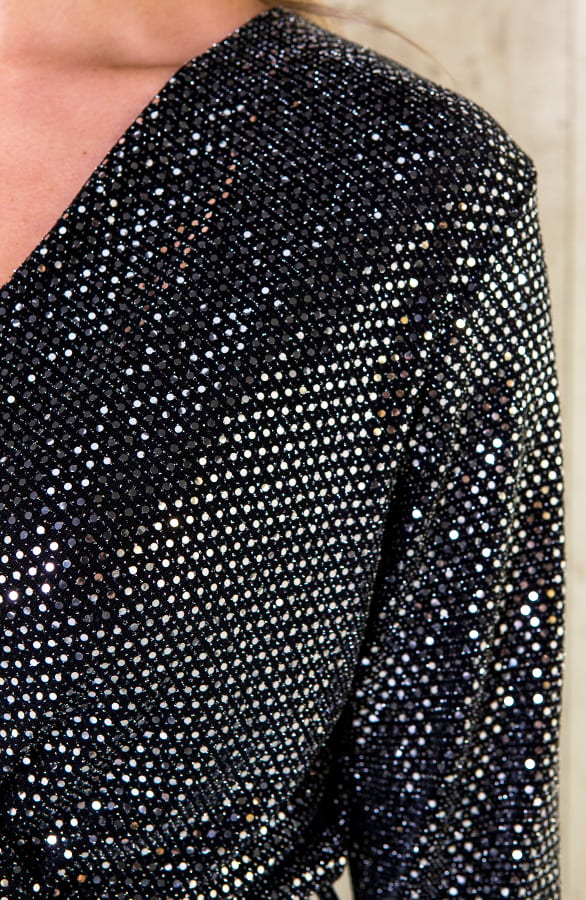 Glitter Jurk Exclusive Zilver – shoparchief, foto 5