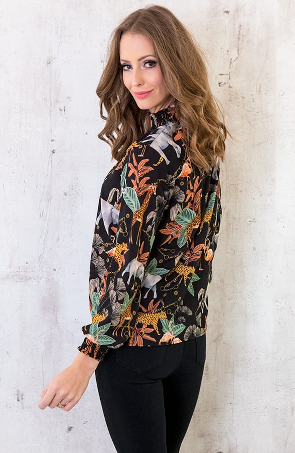 Jungle Blouse Dames – shoparchief, foto 4