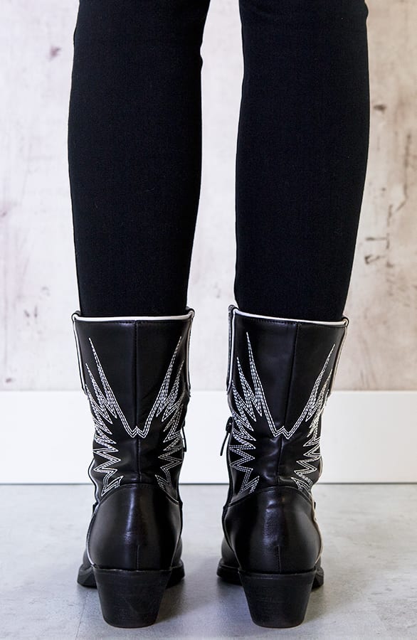 Leren Cowboylaarzen Dames – shoparchief, foto 4