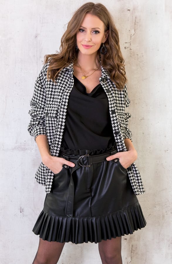 Oversized Jacket Pied De Poule – shoparchief, foto 7