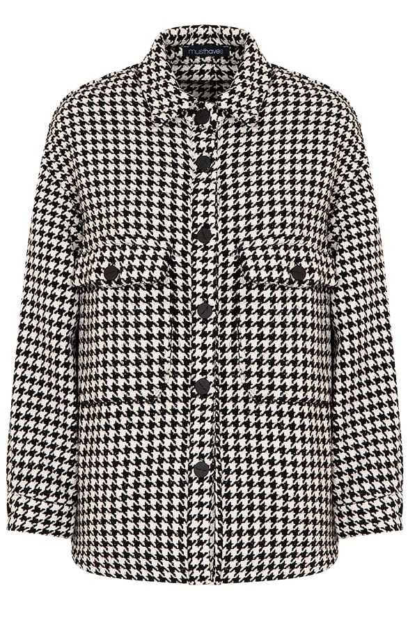 Oversized Jacket Pied De Poule – shoparchief, foto 1