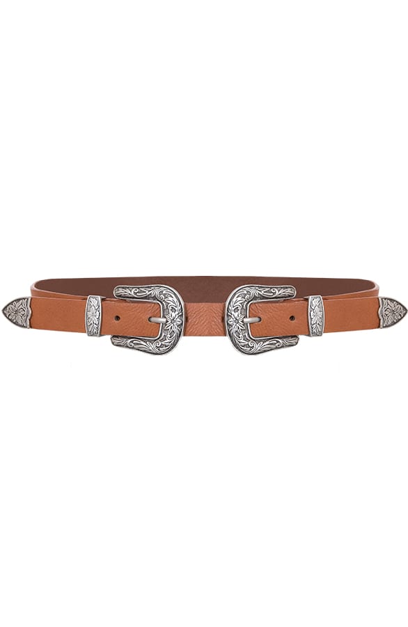 Taille Riem Met Gespen Cognac – shoparchief, foto 1