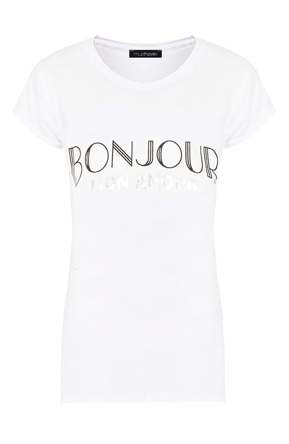 Bonjour Mon Amour Top Zwart – shoparchief, foto 1