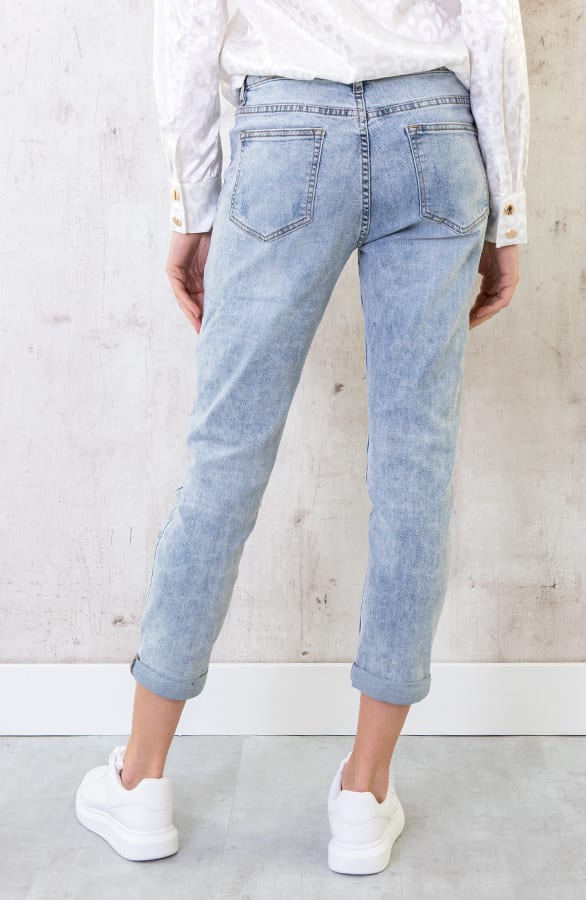 Loose Fit Jeans Lichtblauw – shoparchief, foto 3