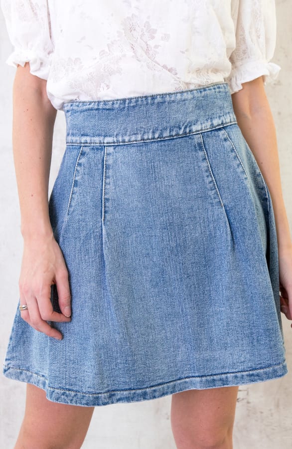 High Waisted Spijkerrok – shoparchief, foto 2
