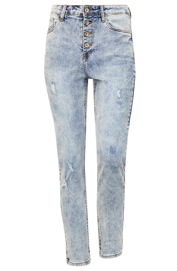 High Waist Jeans Blauw – shoparchief, foto 1