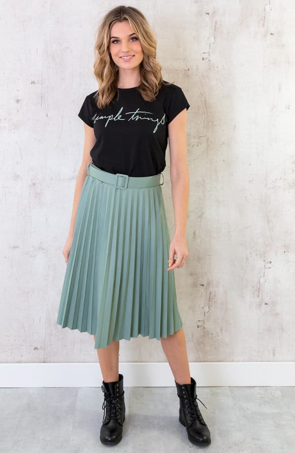 Simple Things Top Zwart Mint – shoparchief, foto 6