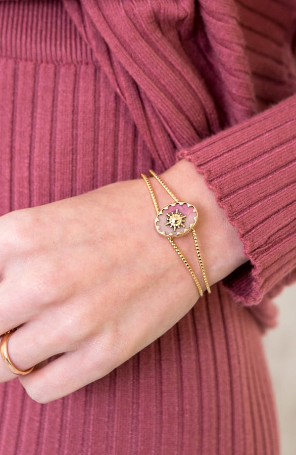 Luxury Armband Oud Roze – shoparchief, foto 2