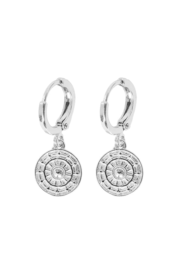 Oorbellen Luxury Coin Zilver – shoparchief, foto 1