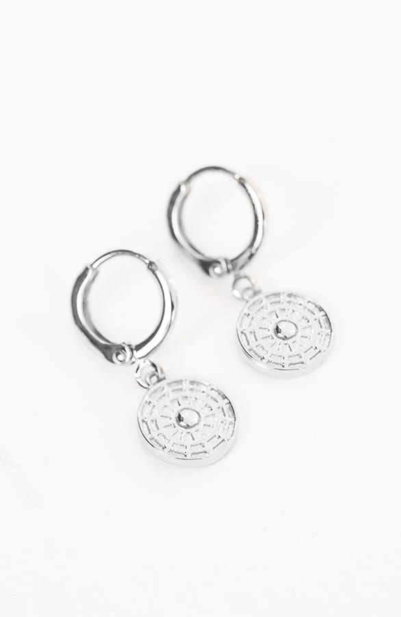 Oorbellen Luxury Coin Zilver – shoparchief, foto 4