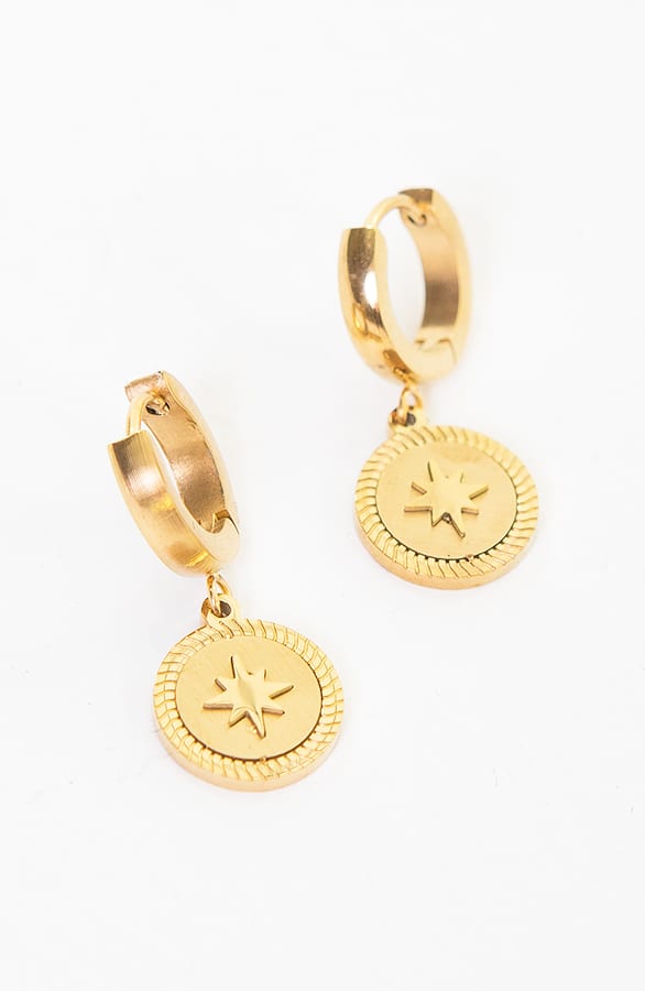 Oorbellen Luxury Star Goud – shoparchief, foto 3