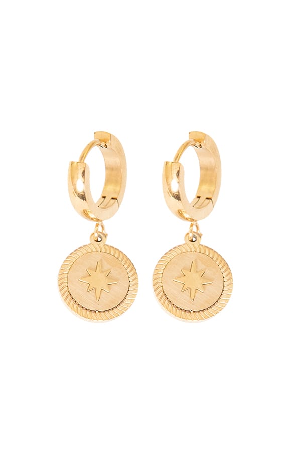 Oorbellen Luxury Star Goud – shoparchief, foto 1