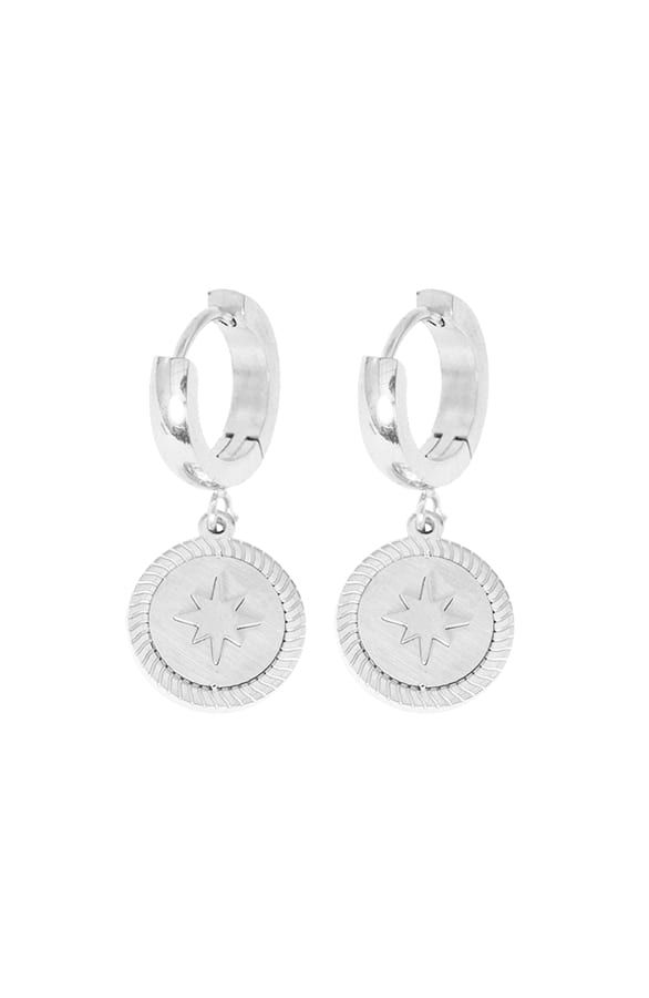 Oorbellen Luxury Star Zilver – shoparchief, foto 1