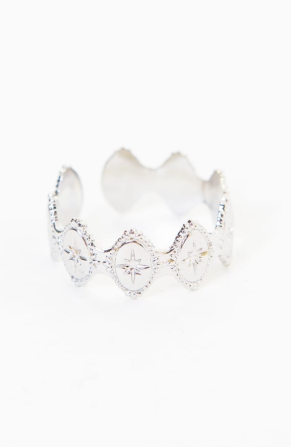 Ring Luxury Star Zilver – shoparchief, foto 3