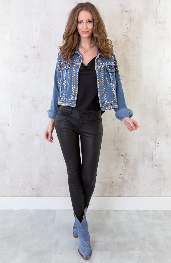 Spijkerjas Studs Deluxe – shoparchief, foto 4