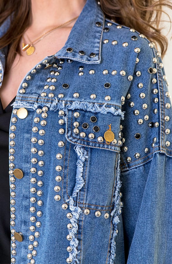 Spijkerjas Studs Deluxe – shoparchief, foto 7