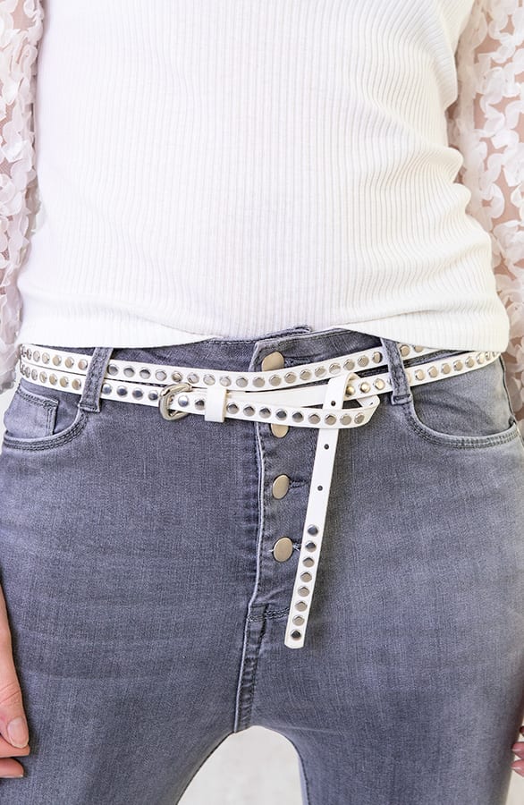 Studs Riem Wit – shoparchief, foto 1