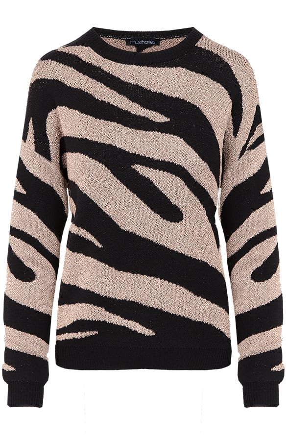 Zebra Trui Deluxe Dames – shoparchief, foto 1