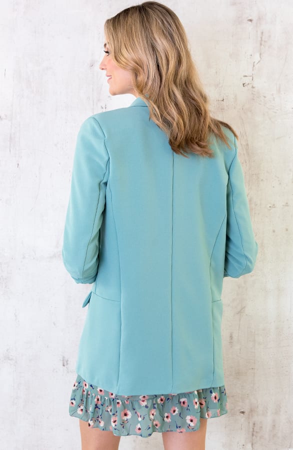 Boyfriend Blazer Mintgroen – shoparchief, foto 4