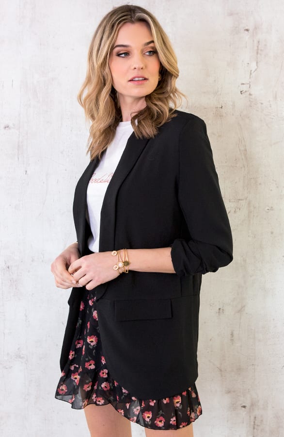 Bloemen Overslag Rok Zwart – shoparchief, foto 7