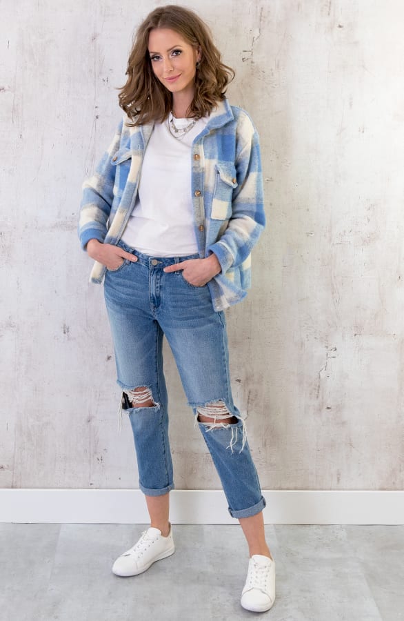 Checkered Jack Dames Jeans – shoparchief, foto 4