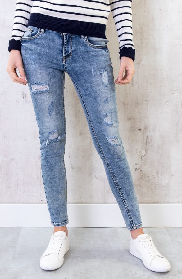 Damaged Jeans Light Exclusive – shoparchief, foto 2