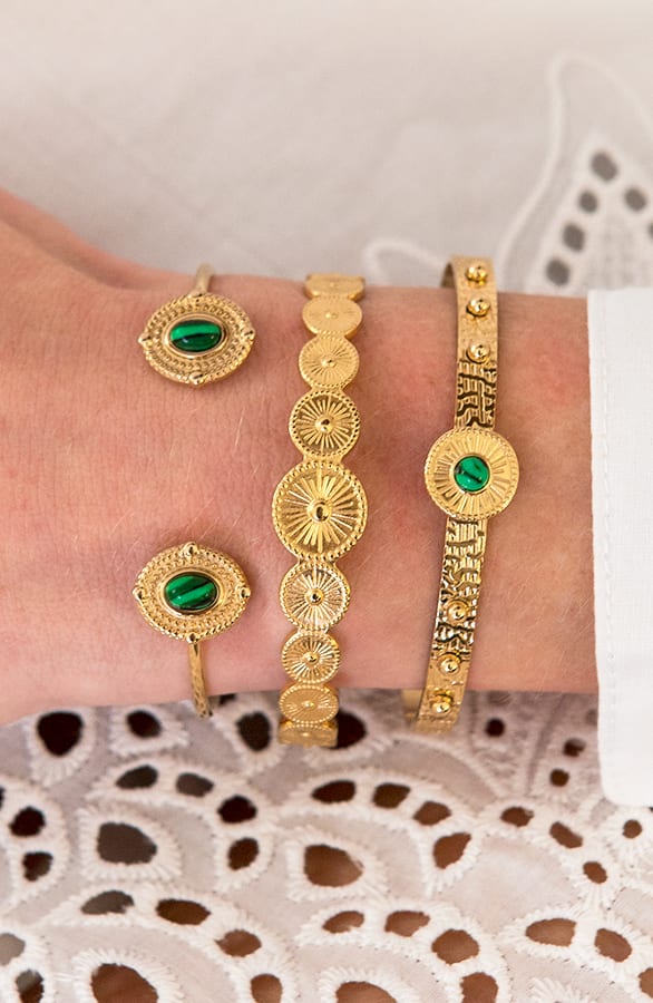 Malachite Double Armband – shoparchief, foto 2
