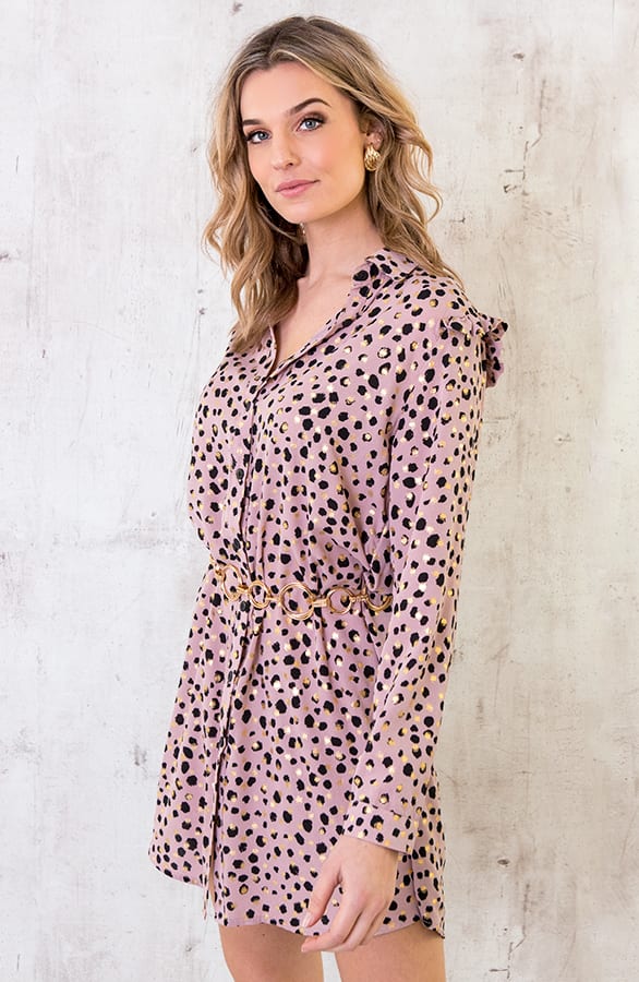 Panter Jurk Dames Roze – shoparchief, foto 3